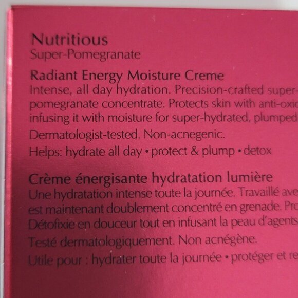 ESTEE LAUDER Nutritious Super Pomegranate Radiant Energy Moisture Crème NEW - Picture 10 of 13